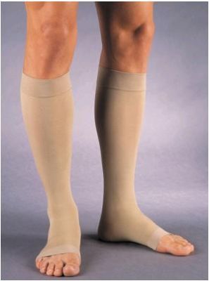 Jobst Relief Open Toe Knee High Firm Compression Stockings